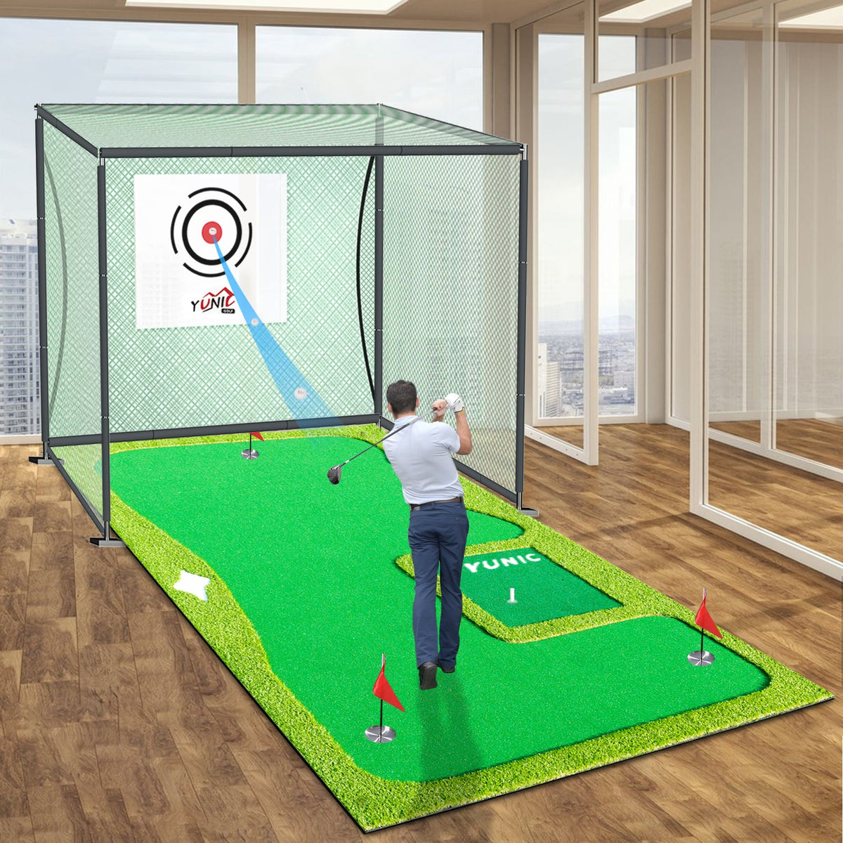 Golf Putting Green (16ft, Style B)