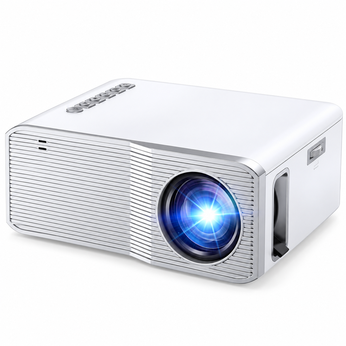 Projector with Wifi and Bluetooth, [Native 1080P Upgrade 240 ANSI]  Portable Projector, Mini Movie Projector for Outdoor Use, Bedroom Ceiling Video Projector Compatible with Phone/Tv Stick/Pc/Ps5