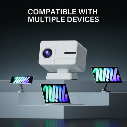 Smart Portable Projector 1080P, Android, WiFi Bluetooth Home Theater